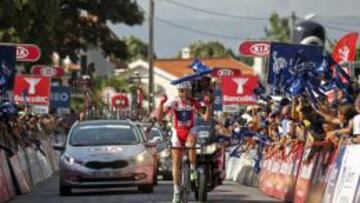 El español Raúl Alarcón (Louletano) vence en la séptima etapa de la Vuelta a Portugal.
