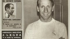 Bobby Charlton viste la camiseta en Real Madrid en la portada de AS.