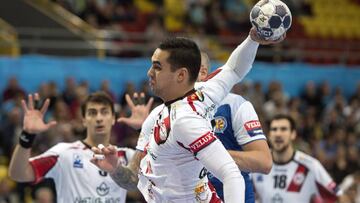 Pablo Cacheda, el único central disponible del Naturhouse en esta jornada.