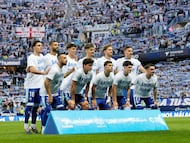 Once del Málaga CF ante el Castellón.