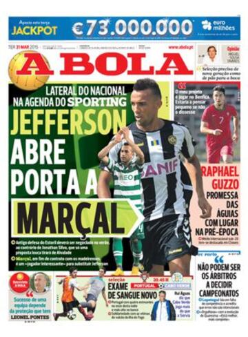 Portadas de la prensa deportiva