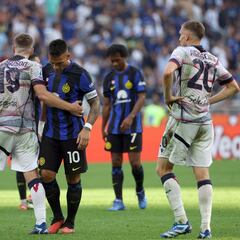 Juan Cuadrado regresa en empate de Inter ante Bologna