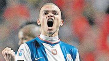 <b>GOLEADOR. </b>Pepe celebra uno de los cuatro tantos que ha marcado esta temporada con el Oporto.
