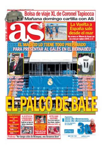 Las portadas de AS de agosto