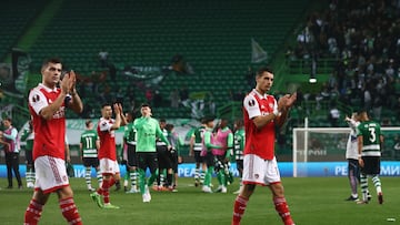 El líder de la Premier League sufrió de más en Lisboa ante el Sporting, pero logró rescatar un valioso empate que le permitirá definir la serie en el Emirates Stadium.