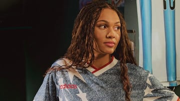 Trinity Rodman, en una montaña rusa