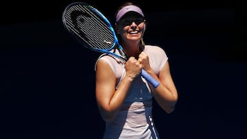 Sharapova happy with progress ahead of Kerber test