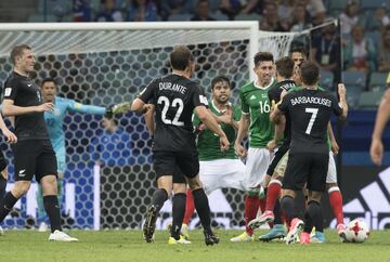 Así fue la bronca entre México y Nueva Zelanda en Confederaciones