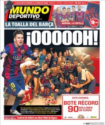 Portadas de la prensa deportiva