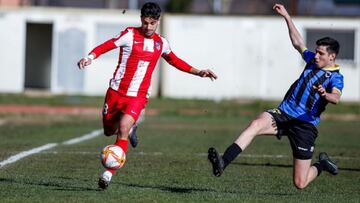 El Club Atlético de Madrid B derrotó a la AD Parla (0-2) en el partido correspondiente a la Jornada 22 en el Grupo 7 de Tercera División RFEF disputado en Los Prados.