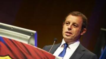 <b>MAZAZO. </b>Rosell no puede cumplir aún sus intenciones electorales.