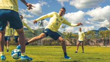 Mateus Uribe, volante colombiano del América de México.
