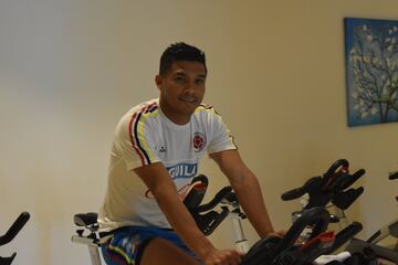 Entrenamiento de algunos jugadores convocados a la Selección Colombia para los partidos ante Venezuela en San Cristóbal y Brasil en Barranquilla por las fechas 15 y 16 de las Eliminatorias rumbo al Mundial de Rusia 2018. En los próximos días estarán llegando los demás futbolistas para integrarse a los trabajos.