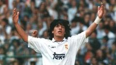 Iv&aacute;n Zamorano en su etapa en el Real Madrid.