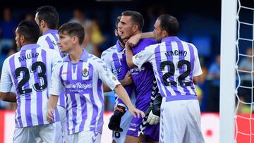 Masip par&oacute; un penalti en la victoria del Real Valladolid ante el Villarreal (0-1) en la temporada 2018-19.