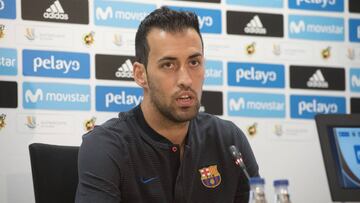 FUTBOL
Rueda de Prensa de Sergio Busquets
Previa al partido de vuelta de Supercopa frente al Real Madrid
FC Barcelona
FOTO: Rodolfo Molina