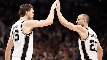 Pau gana a Marc y los Spurs acarician las semifinales: 3-2