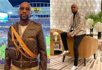 Si de excentricidad se trata, Floyd Mayweather siempre estará presente, pues el púgil acostumbra a vestir llamativos, pero sobre todo, costosos outfits. 