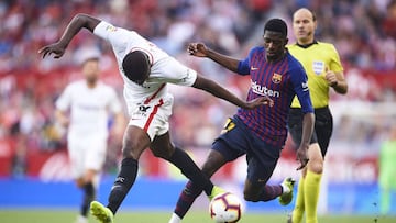 Dembelé y Aleñá ganan puntos para el once del Clásico