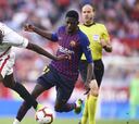 Dembelé y Aleñá ganan puntos para el once del Clásico