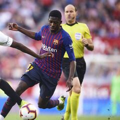 Dembelé y Aleñá ganan puntos para el once del Clásico