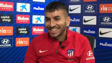 Entrevista a Ángel Correa antes de la 'final' ante el Milán