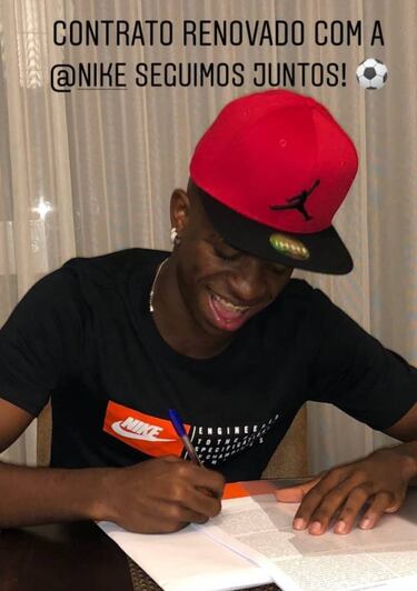 Nike espanta a la competencia y renueva el contrato de Vinicius