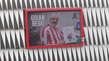 El Athletic homenajea a Forges antes del Spartak