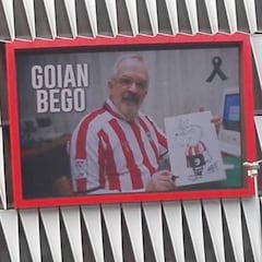 El Athletic homenajea a Forges antes del Spartak