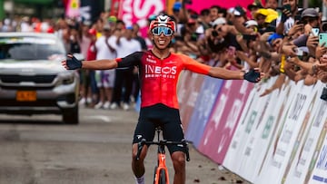 Egan Bernal vuelve a entrenamientos.