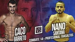 Previa del Caco Barreto vs Nano Santana: Nacional del gallo.