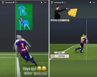 Ferran se harta: “¡Vaya ojo!"