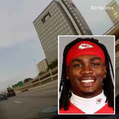 Dashcam footage shows car crash involving Rashee Rice