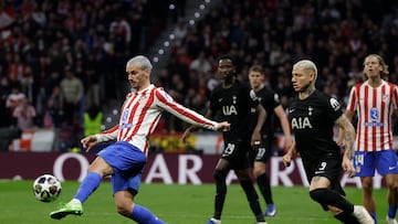 Griezmann, en el encuentro ante el Tottenham.