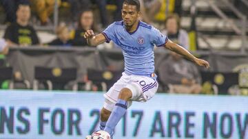 Yangel Herrera durante un partido con el New YOrk City.