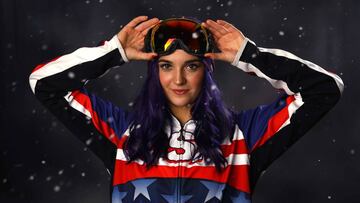 PARK CITY, UT - SEPTEMBER 27: Paralympic Snowboarder Brenna Huckaby poses for a portrait during the Team USA Media Summit ahead of the PyeongChang 2018 Olympic Winter Games on September 27, 2017 in Park City, Utah. Ezra Shaw/Getty Images/AFP  == FOR NEWSPAPERS, INTERNET, TELCOS & TELEVISION USE ONLY ==