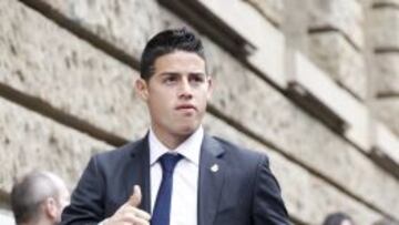 James está agradecido por el apoyo que le muestra la afición de su país que vive en España.