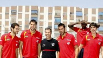 La Selección traslada a Lorca su ánimo y solidaridad