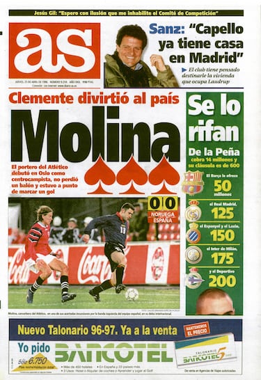 El mito del portero-jugador