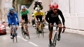 NICE, FRANCE - MARCH 13: Nairo Alexander Quintana Rojas of Colombia and Team Arkéa - Samsic competes during the 80th Paris - Nice 2022, Stage 8 a 115,6km stage from Nice to Nice / #ParisNice / #WorldTour / on March 13, 2022 in Nice, France. (Photo by Bas Czerwinski/Getty Images)