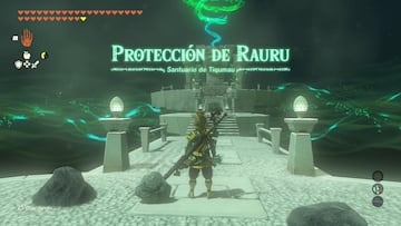 the legend of zelda tears of the kingdom nintendo switch guia santuario tiqumau