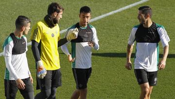 Entrenamiento del Betis.