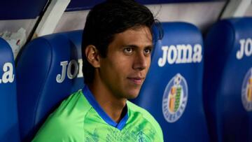 El delantero no ha tenido muchas oportunidades en su aventura por Europa ya que solamente ha disputado 222 minutos con la camiseta del Getafe.