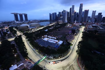 El circuito de Marina Bay. 