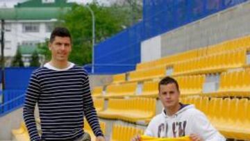 Agus y Oriol Riera, en Santo Domingo.