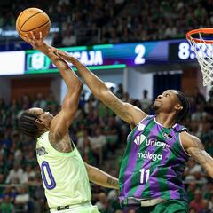 Resumen del Unicaja Baloncesto vs. Barça Basket, cuartos de final de la Liga Endesa