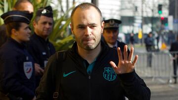 incertidumbre. Iniesta, en una imagen de esta temporada.