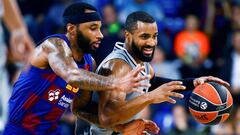 Nikola Mirotic, en el palco del Clásico para animar al Barça