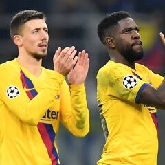 La nueva gestión de Umtiti y Lenglet