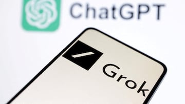 FILE PHOTO: xAI Grok chatbot and ChatGPT logos are seen in this illustration taken, March 11, 2024. REUTERS/Dado Ruvic/Illustration/File Photo